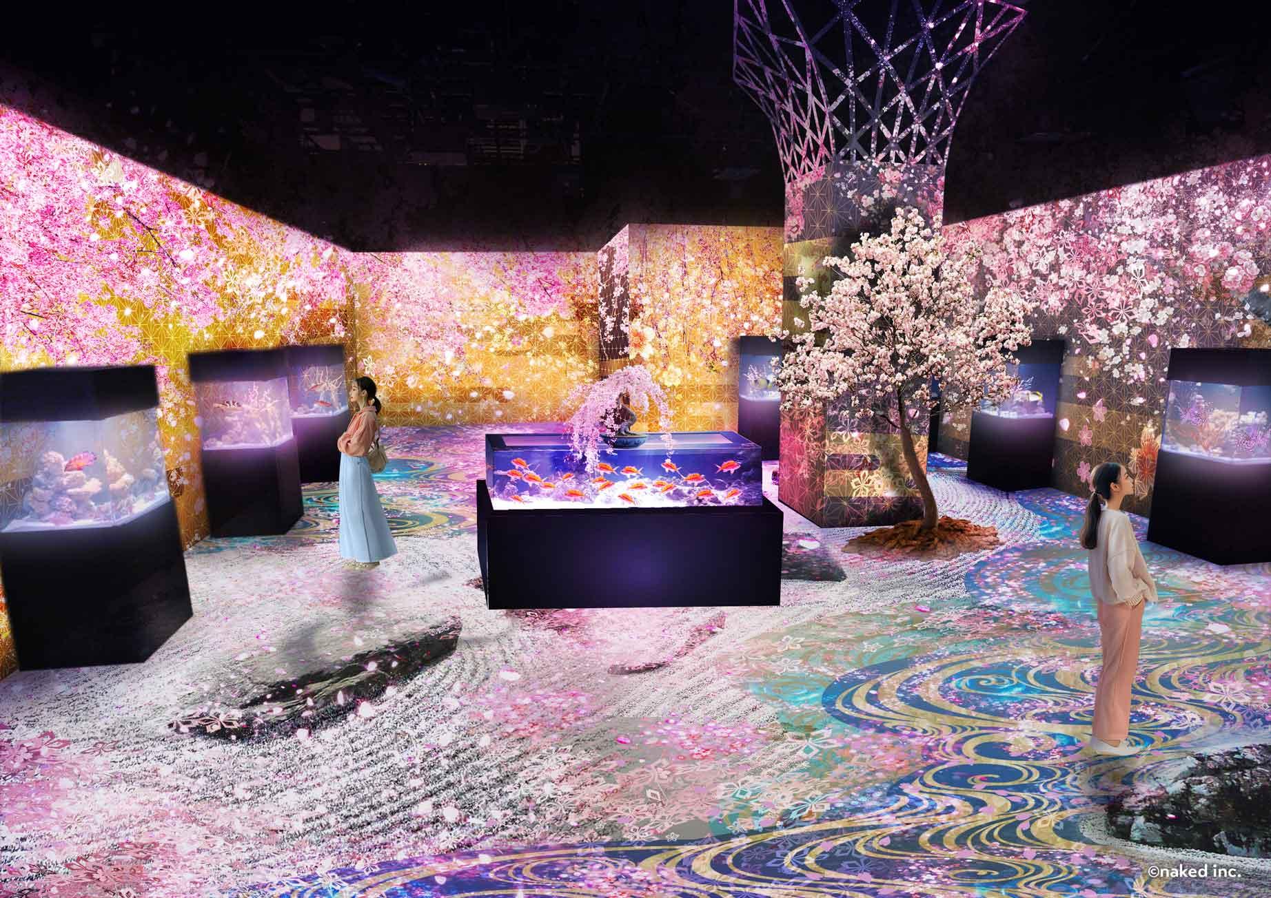 iwafu - マクセル アクアパーク品川「SAKURA AQUARIUM by NAKED 