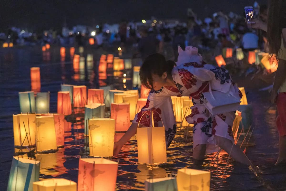 iwafu - The 77th Lantern Floating and Grand Fireworks Festival